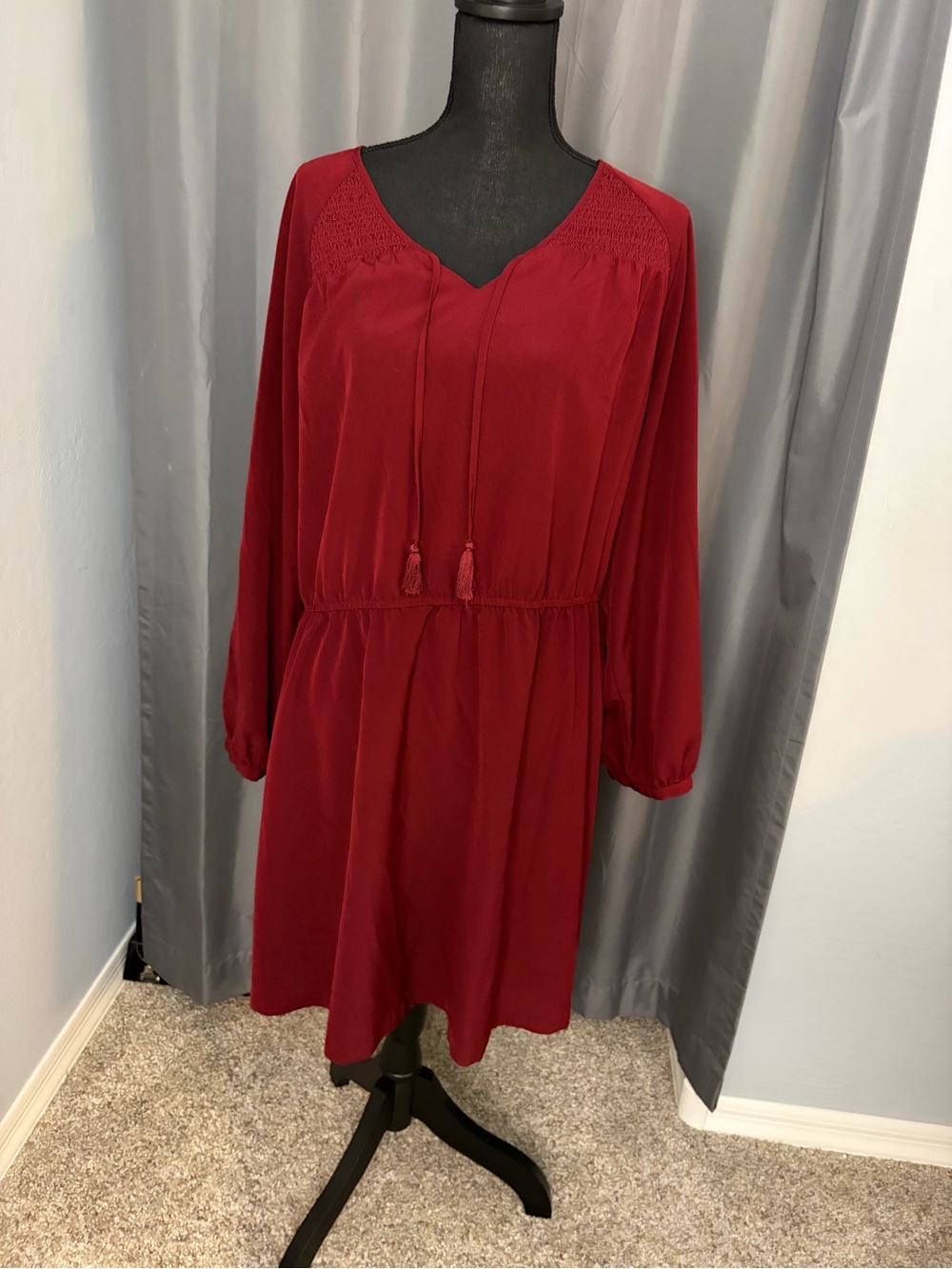 137. Bass Peasant Dress, Size XL, EUC